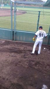 Alex Maestri Pitcher Japan Buffaloes 2014 (90)