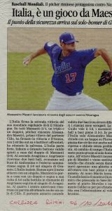 Corriere Rimini 6 Ottobre 2011