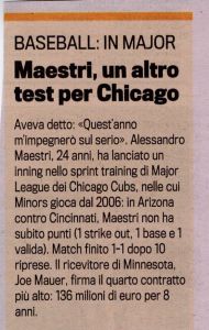 Gazzetta 21 Dicembre 2009