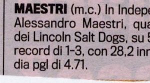 Gazzetta Luglio 2011