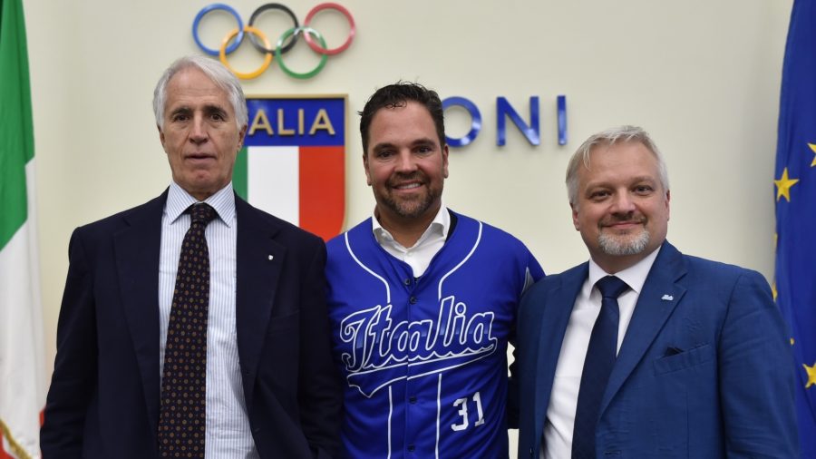 Mike Piazza con Marcon